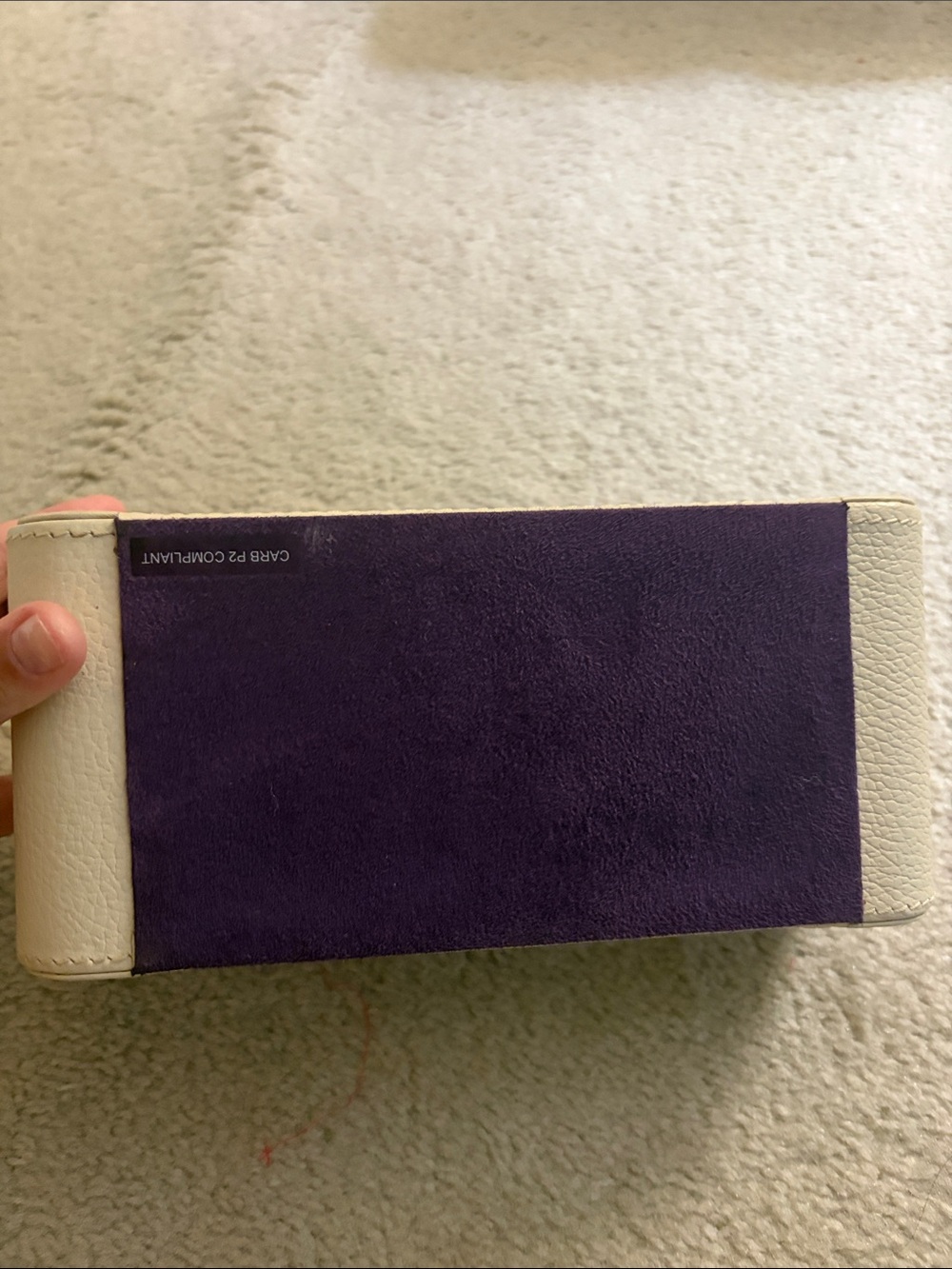 Pottery Barn Cream Jewelry Box - Picture 9 of 12